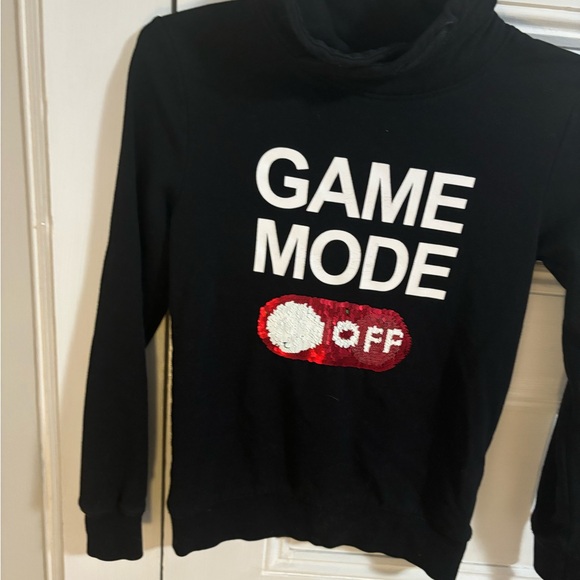 H&Mkids collared black sweater - Picture 6 of 7